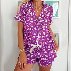 NWOT Book Print Pajamas